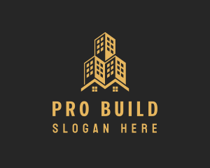 Residential House Building  logo design