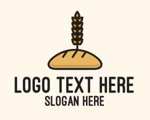 Loaf Of Bread - Wheat French Bread logo design