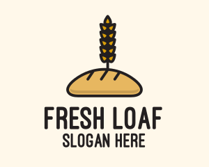 Wheat French Bread logo design