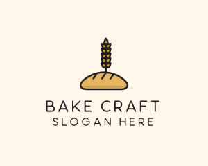 Wheat French Bread logo design