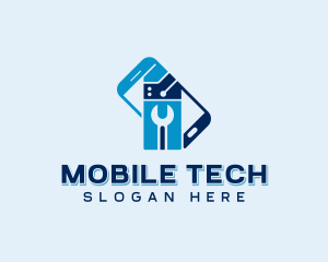 Mobile Phone Repair Tech logo design