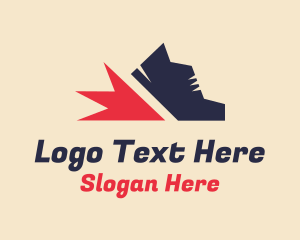 Shoes - Running Shoe Footwear logo design