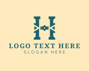 Premium Geometric Letter H  Logo