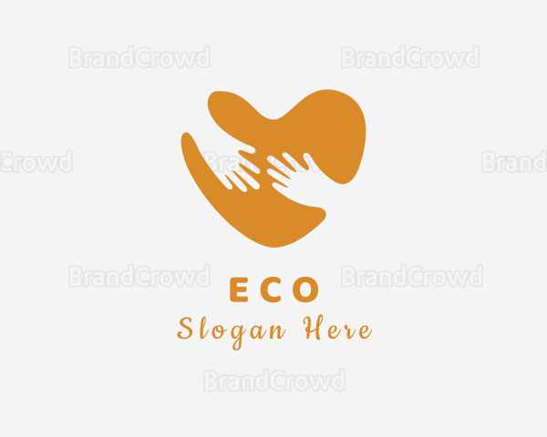 Helping Heart Hand Logo