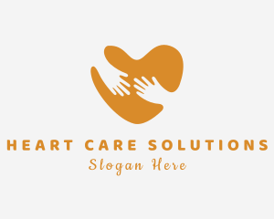 Helping Heart Hand logo design