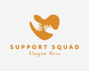 Help - Helping Heart Hand logo design