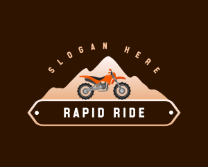 Motorbike Trail Riding logo design