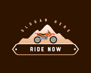 Motorbike Trail Riding logo design