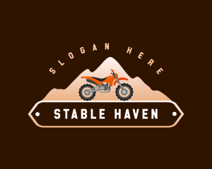 Motorbike Trail Riding logo design