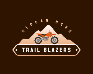 Motorbike Trail Riding logo design