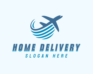 Aviation Flight Plane logo design