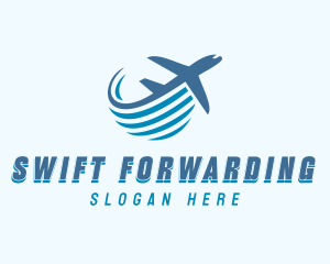 Aviation Flight Plane logo design