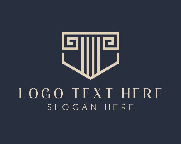 Column - Legal Counselor Firm logo design