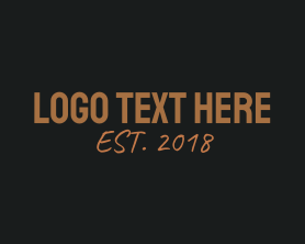 Free Sans Serif Wordmark Logo