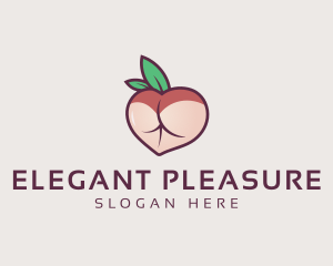 Adult - Peach Adult Lingerie logo design