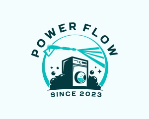 Washing Machine Power Washer  logo design