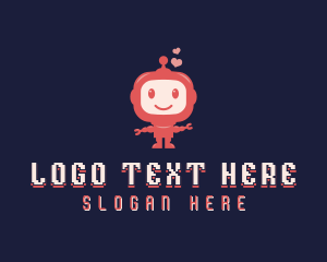 Antenna - Robot Heart Toy logo design