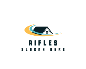 Construction Roofing Repair Logo