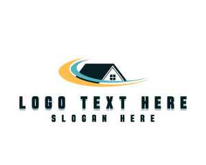 Construction Roofing Repair Logo