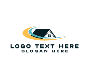 Builder - Construction Roofing Repair logo design