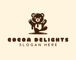 Teddy Bear Chocolate logo design
