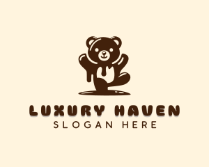 Teddy Bear Chocolate logo design