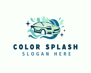 Clean Vehicle Car Wash logo design