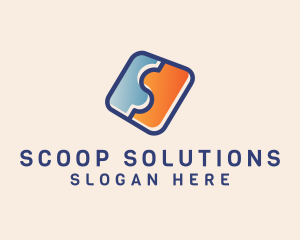 Puzzle Company Letter S  logo design