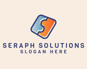 Puzzle Company Letter S  logo design