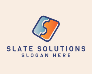 Puzzle Company Letter S  logo design