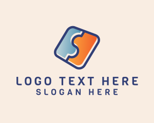 Jigsaw Puzzle - Puzzle Company Letter S logo design