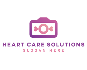 Valentines Camera Photography logo design