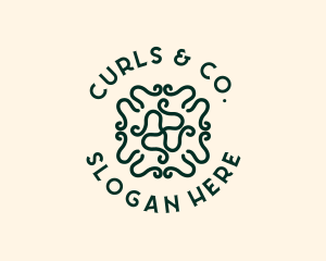 Curl Decor Boutique  logo design