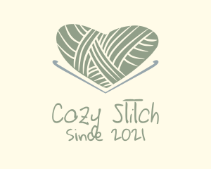 Cotton Wool Heart logo design