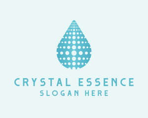 Mineral - Water Droplet Aqua logo design