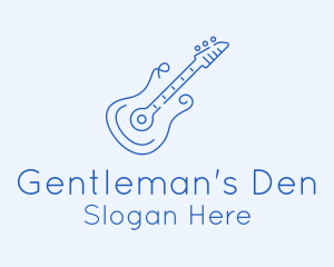 Electric Guitar Outline  logo design