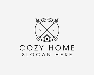 Home House Emblem logo design