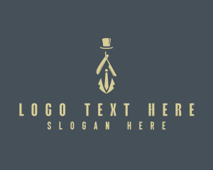 Grooming - Gentleman Barber Razor logo design