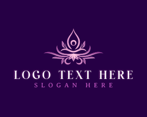 Chakra - Yoga Meditation Wellness logo design