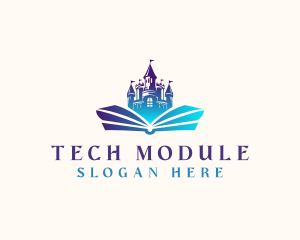 Module - Castle Book Fairy Tale logo design