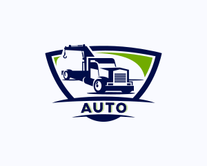 Dispatch - Haulage Truck Driver logo design