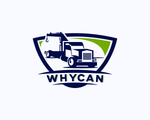 Cargo - Haulage Truck Driver logo design