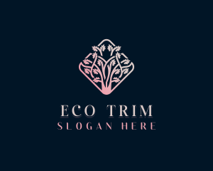 Eco Wellness Tree logo design