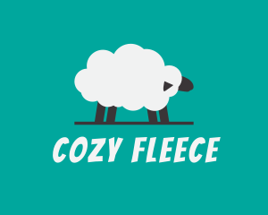 Fleece - Fun Wool Sheep logo design