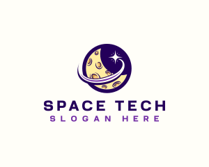 Nasa - Moon Space Star logo design