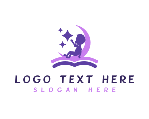 Daycare - Kids Learning Book logo design