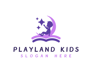 Kids Learning Book logo design