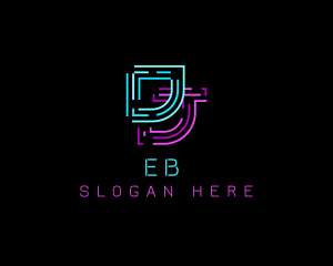 Production - Neon DJ Studio logo design