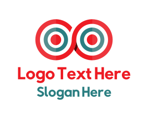 Strategic Marketing - Red Infinity Target logo design