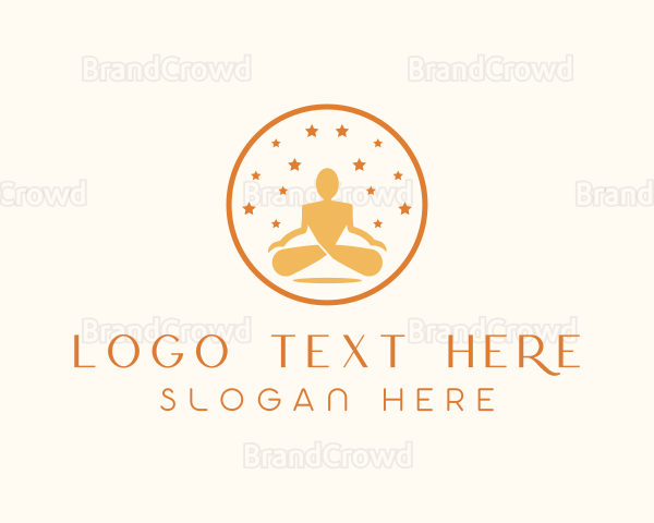 Yoga Wellness Meditation Logo